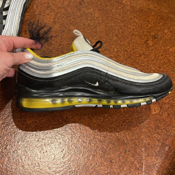 Nike Airmax 97 black yellow size 11.5 - Picture 7 of 8